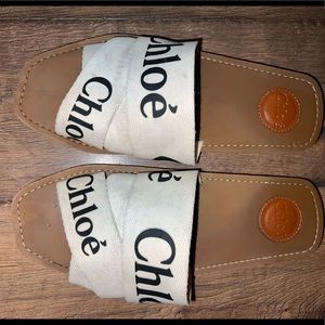 Chloe Women’s Woody flat sandals size 40